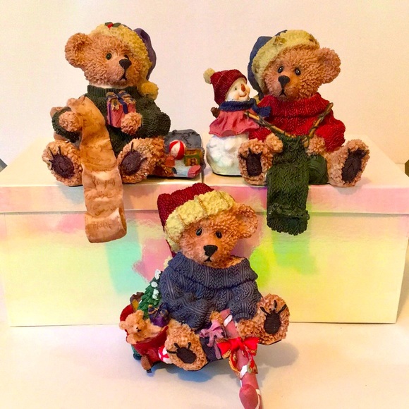 Teddy Bear Holiday Holders. NWT - Picture 1 of 16